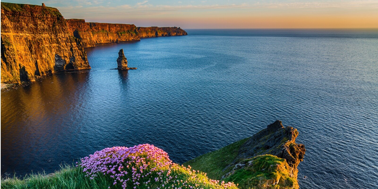 The Cliffs of Moher West coast of Ireland.