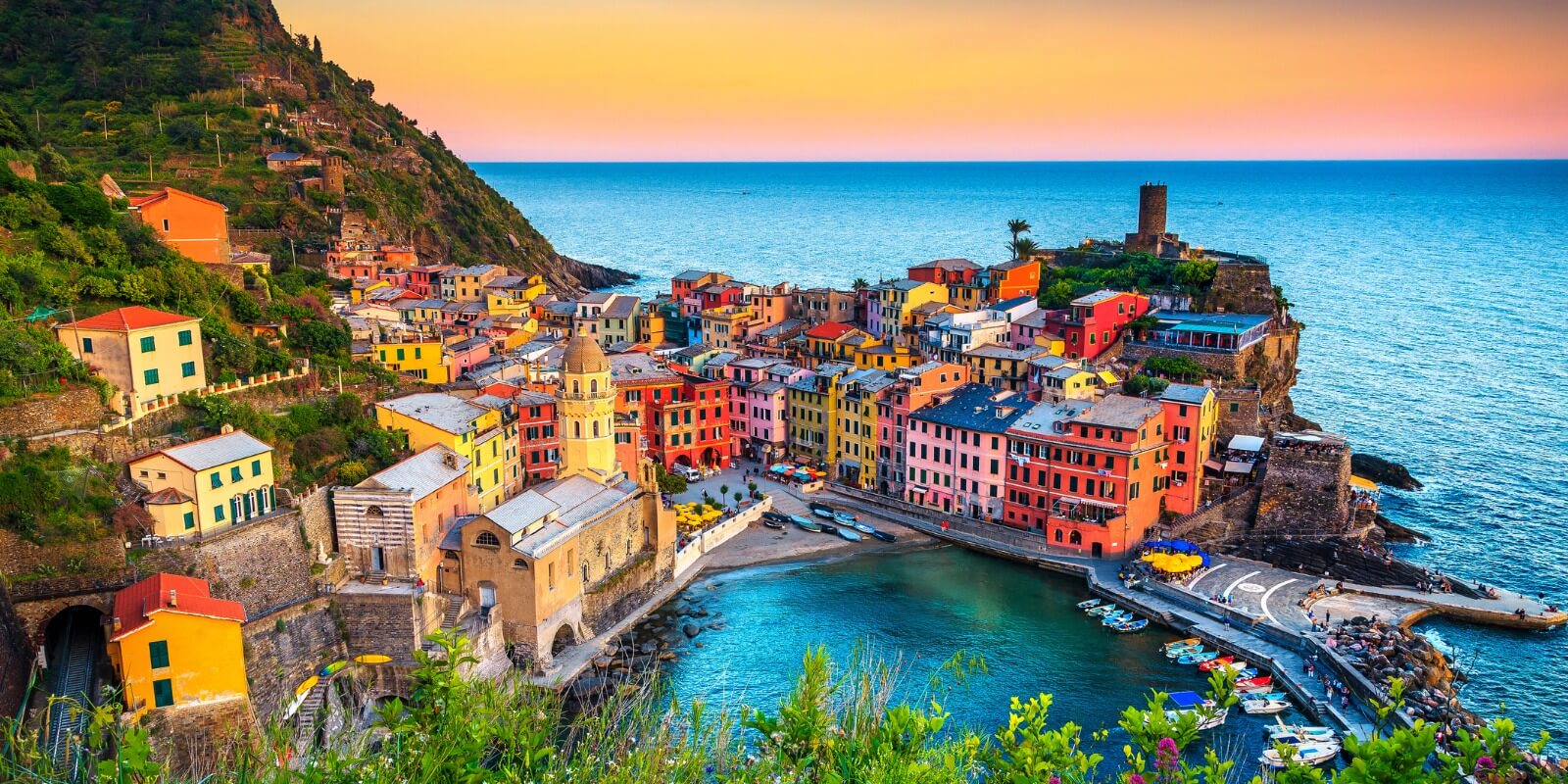 Vernazza, Cinque Terre National Park, Liguria, Italy, Europe