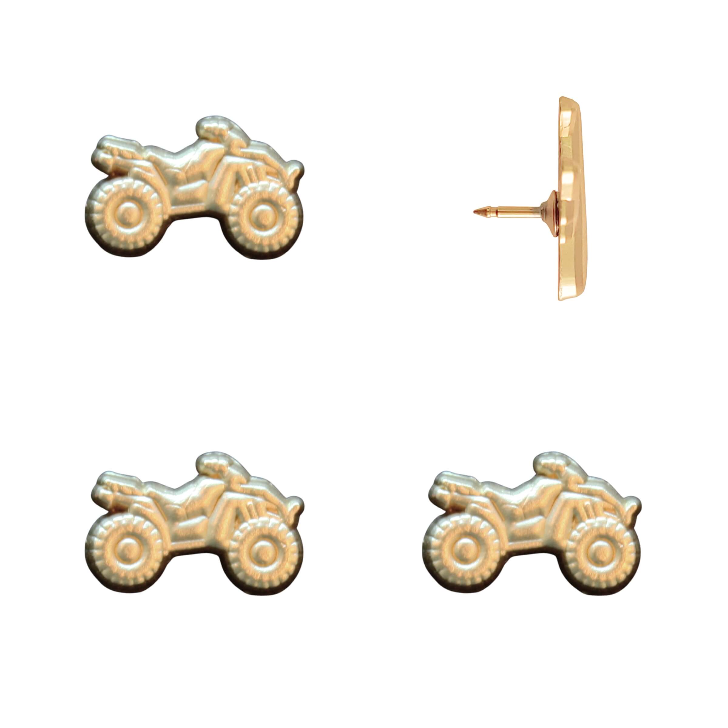 ATV Push Pins Gold Pack of 4