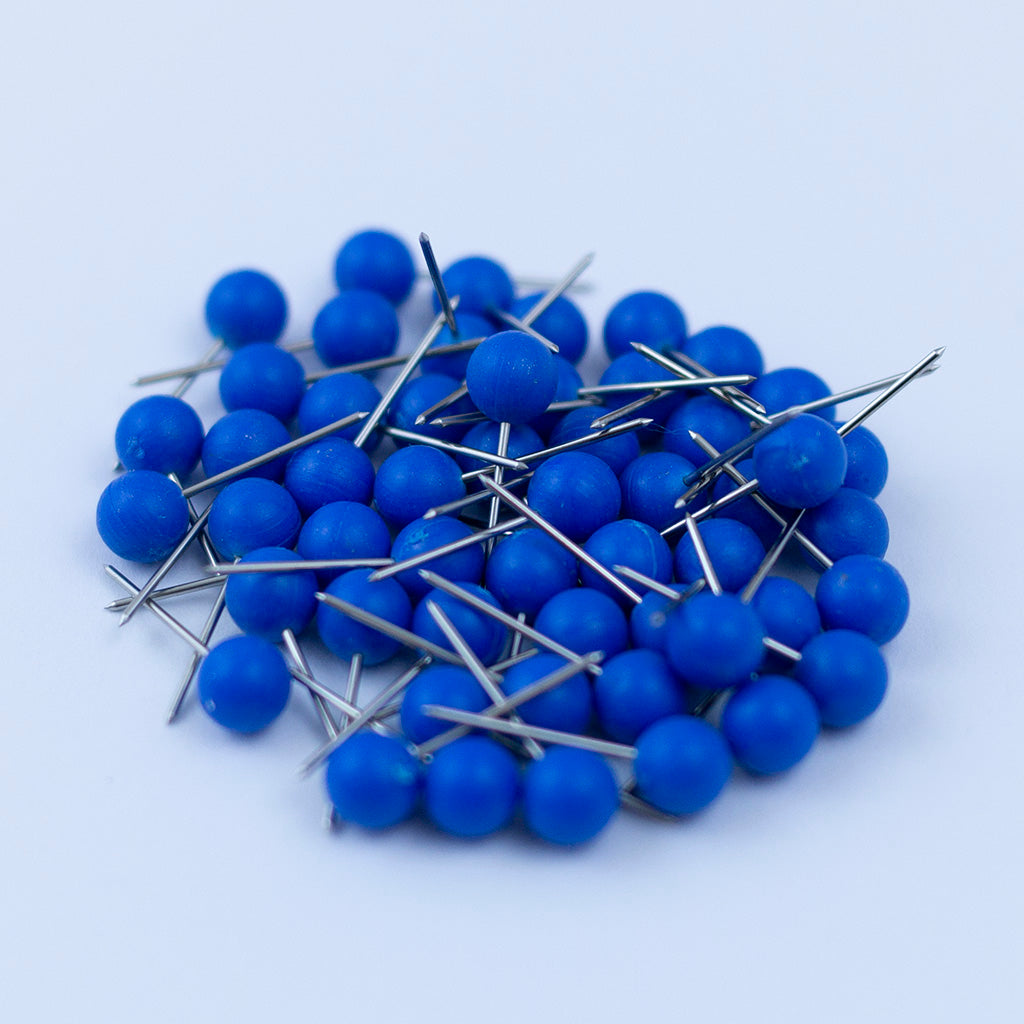 Round Map Pins - Multiple Colors - Pack of 50