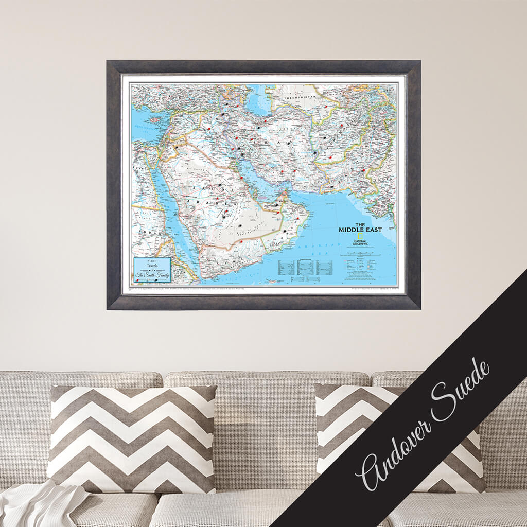 Canvas Classic Middle East - Andover Suede Premium Frame