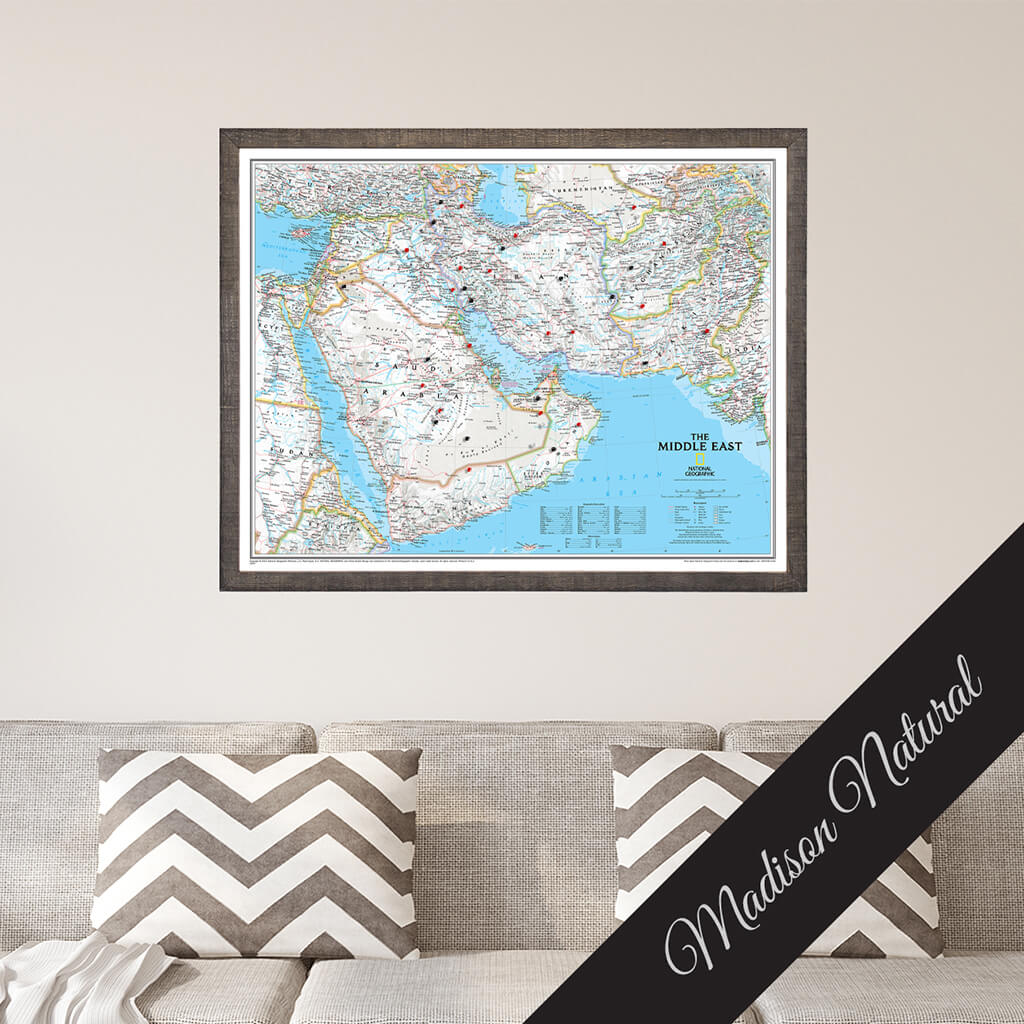 Canvas Classic Middle East - Andover Madison Natural Premium Frame