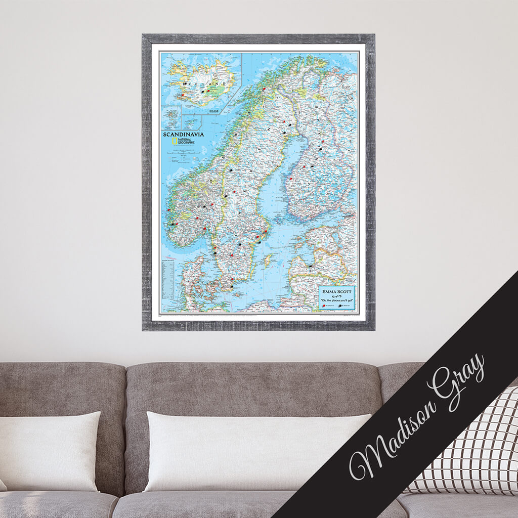 Canvas Classic Scandinavia - Madison Gray Premium Frame