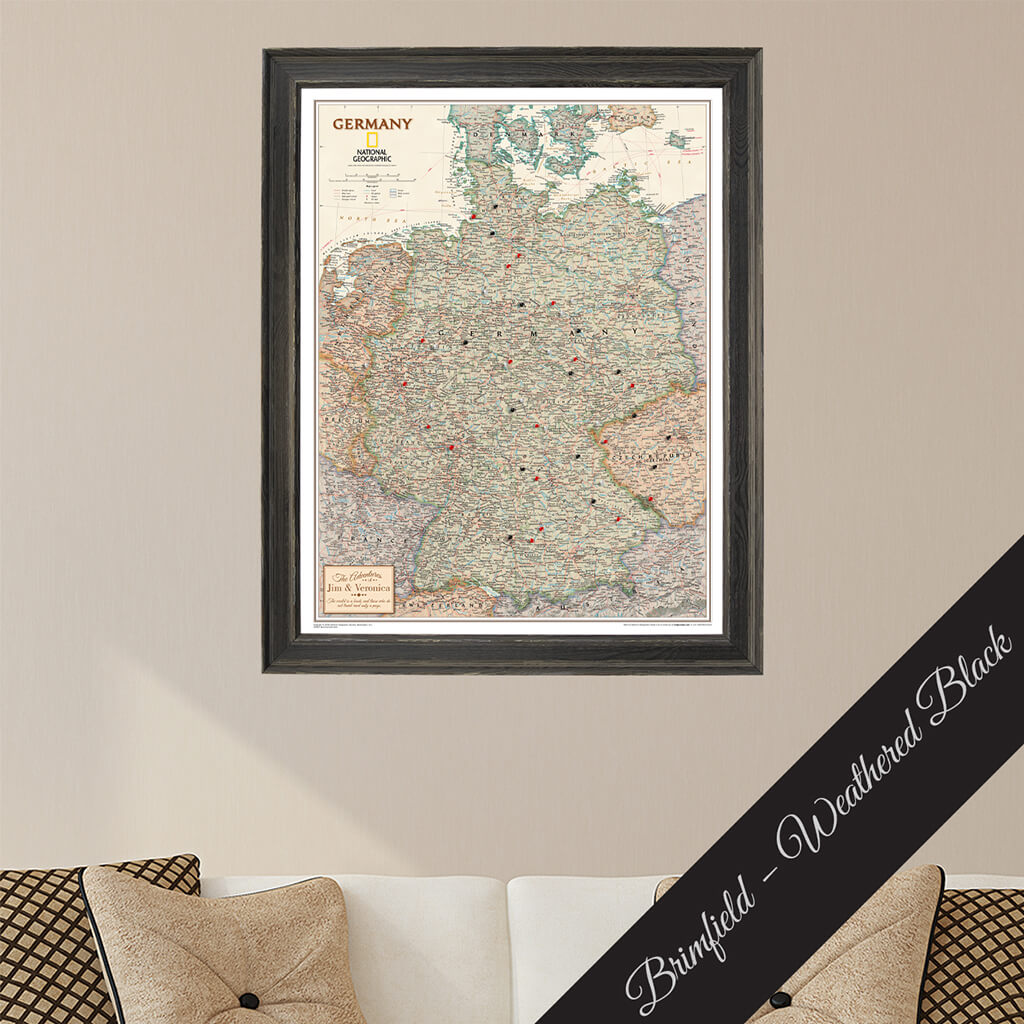 Canvas Executive Germany - Brimfield Weathered Black Premium Frame