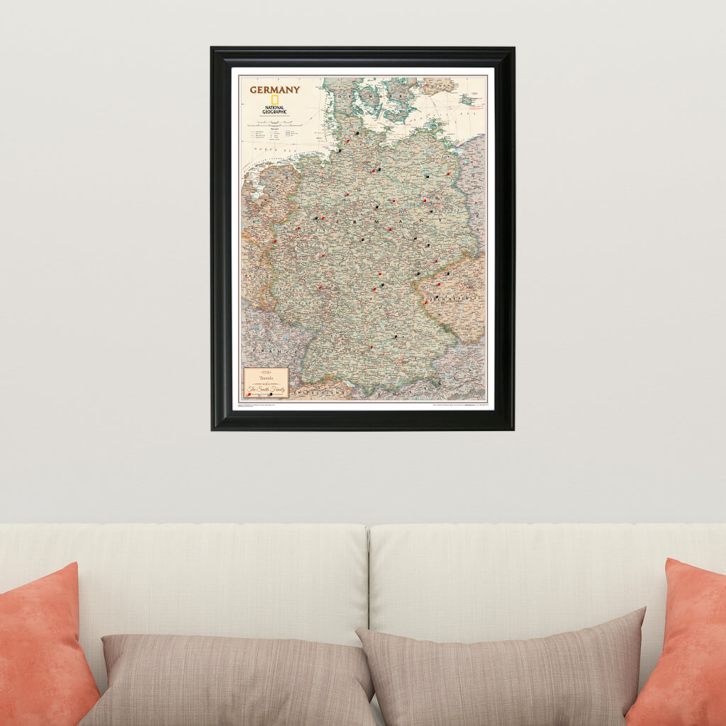 Canvas Executive Germany - Black Frame