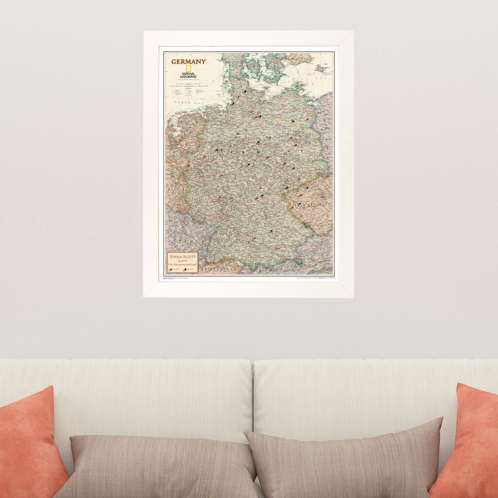 Canvas Executive Germany - Textured White Frame