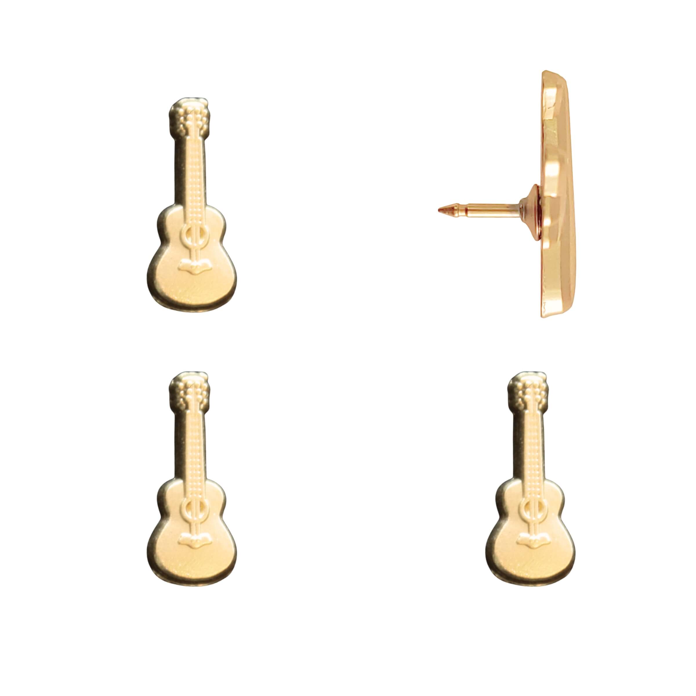 Guitar Push Pins Gold Pack of 4