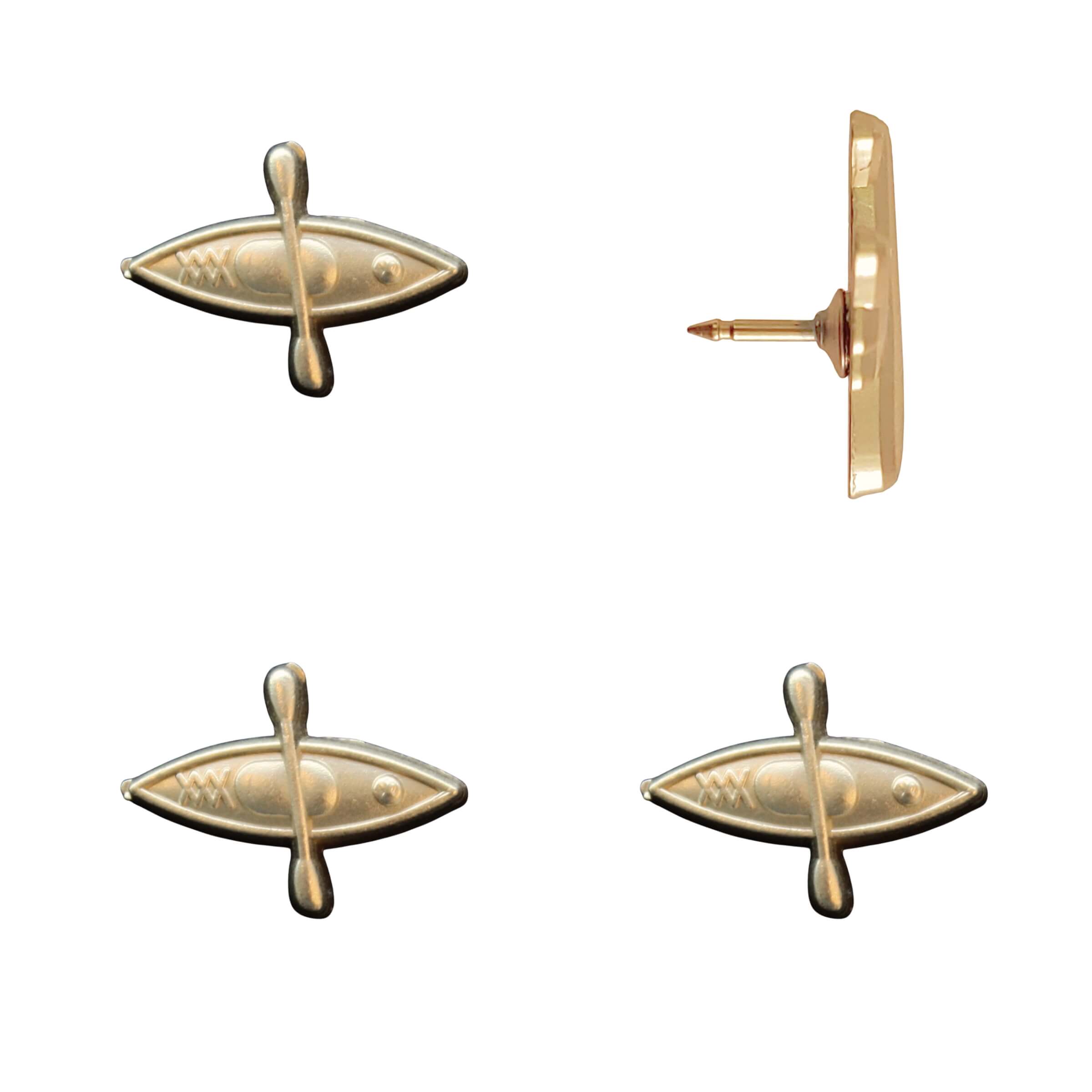 Kayak Push Pins Gold 4 Pack