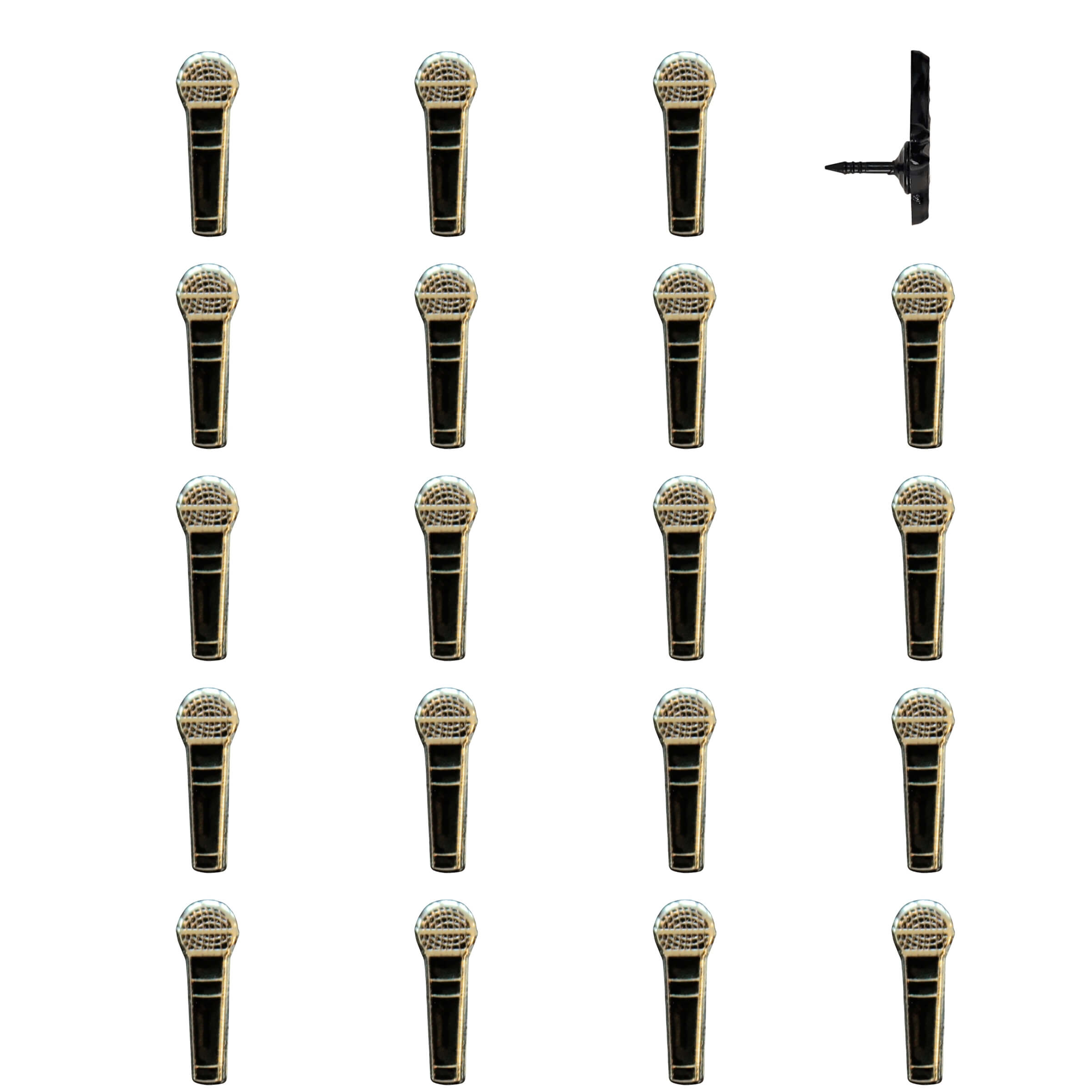 Microphone Push Pins Pack of 20