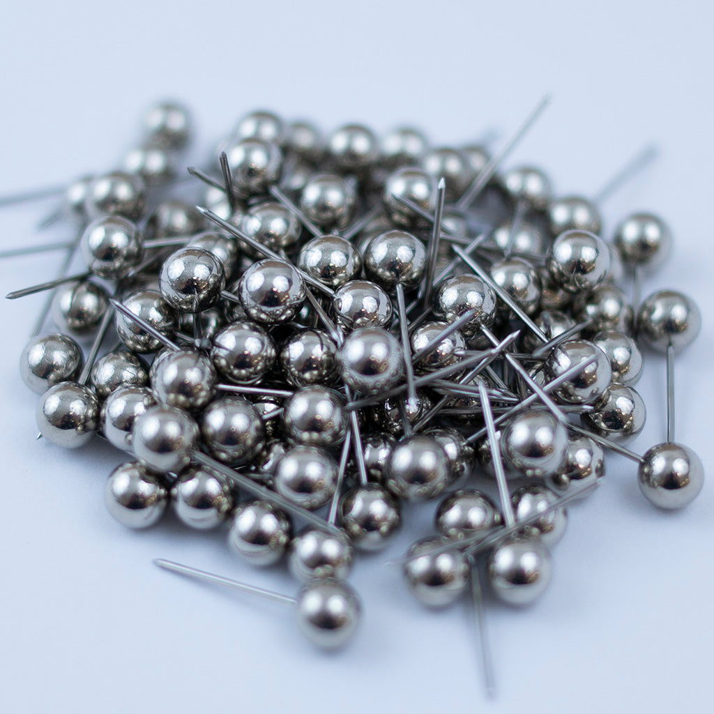 Round Map Pins - Multiple Colors - Pack of 50