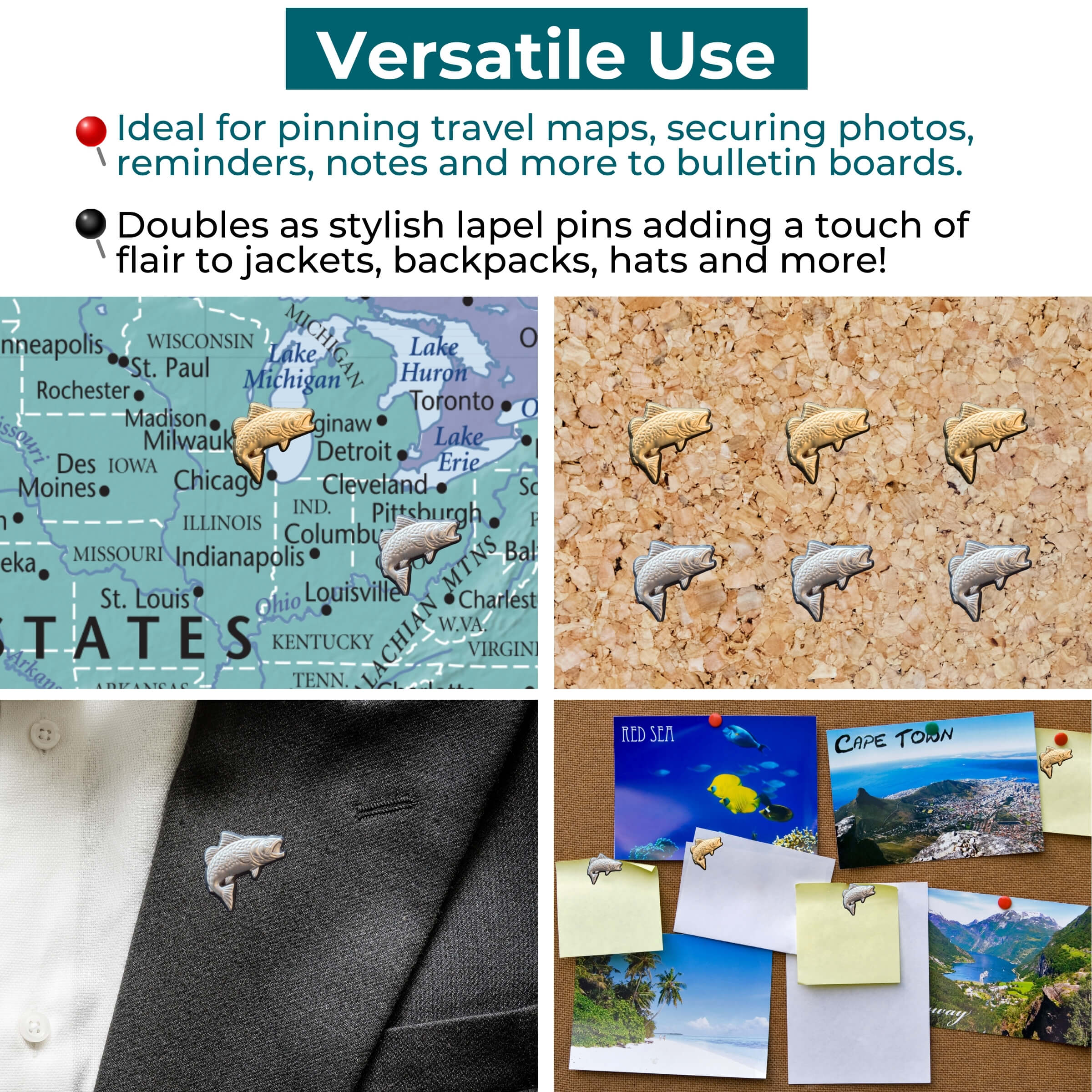Trout Pins Uses