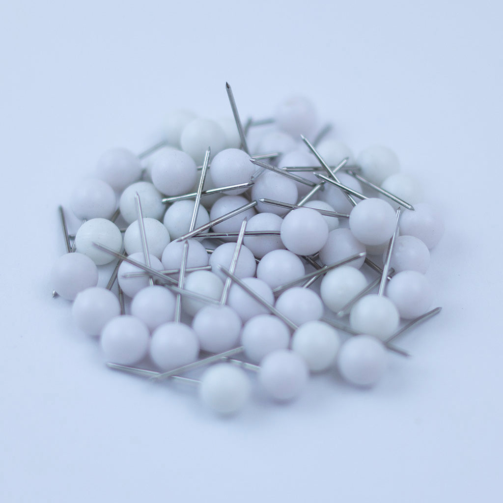 Round Map Pins - Multiple Colors - Pack of 50