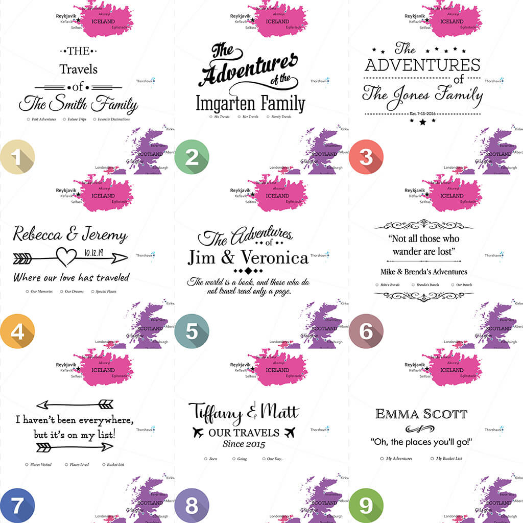 Canvas Personalization Layout Options