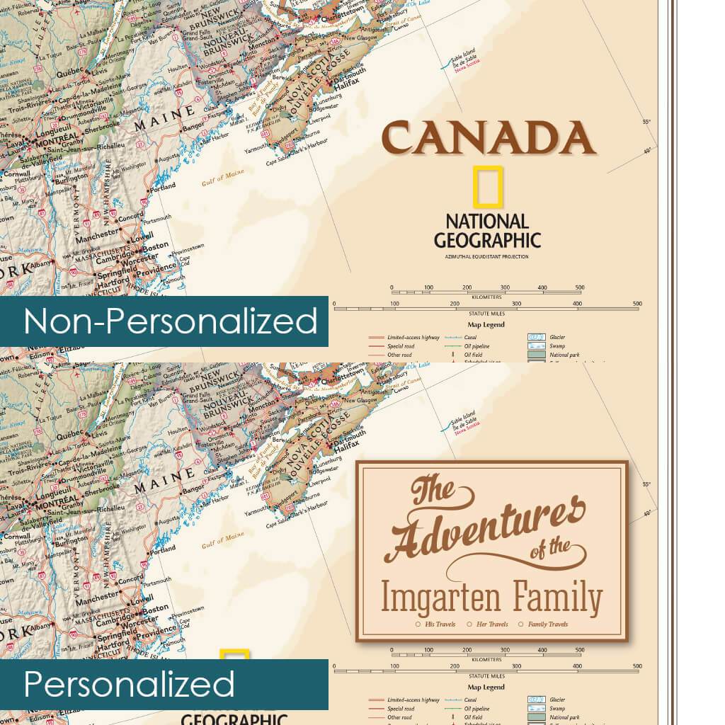 Comparison of Personalized and Non-personalized area