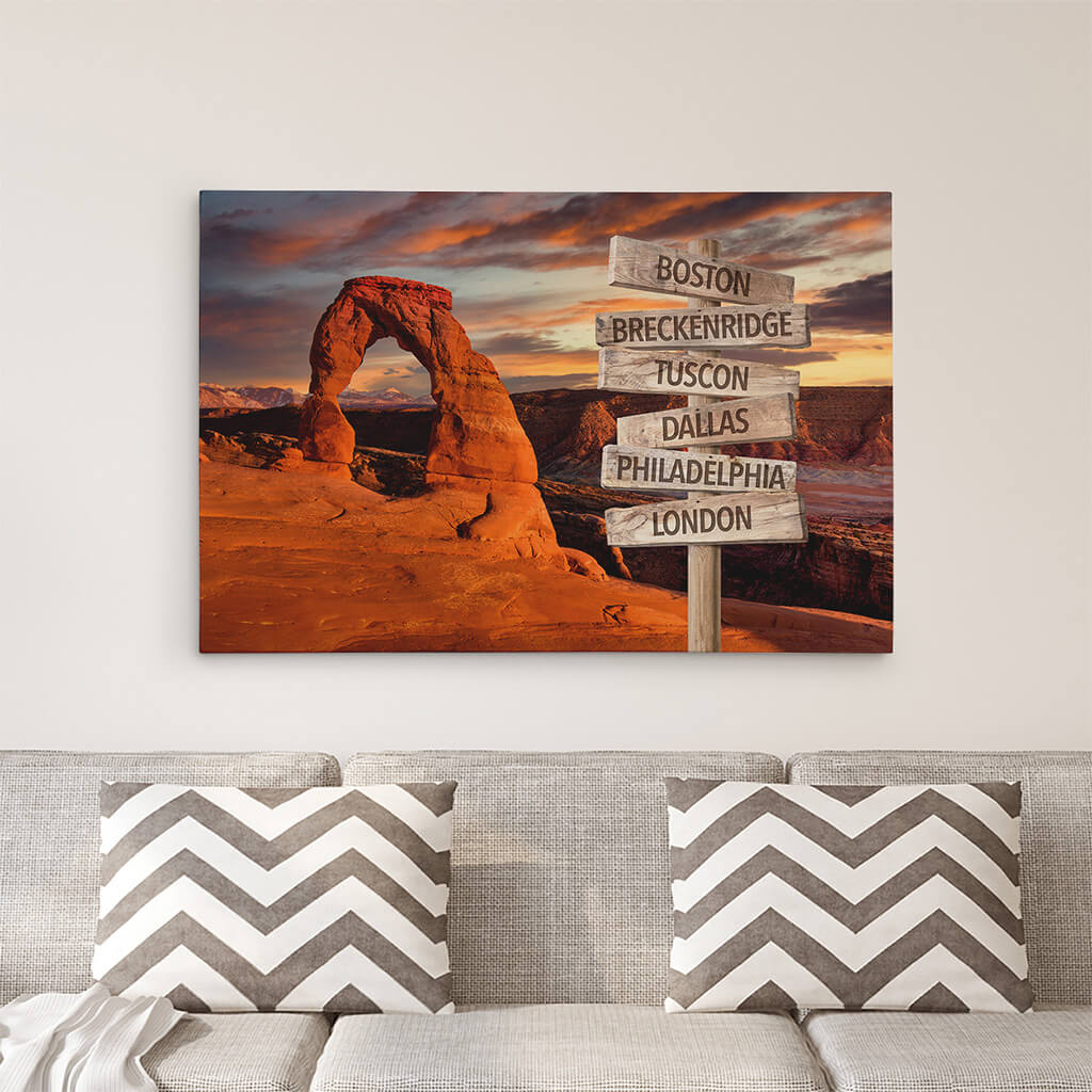 Arches Sign Art - 24x36 - color