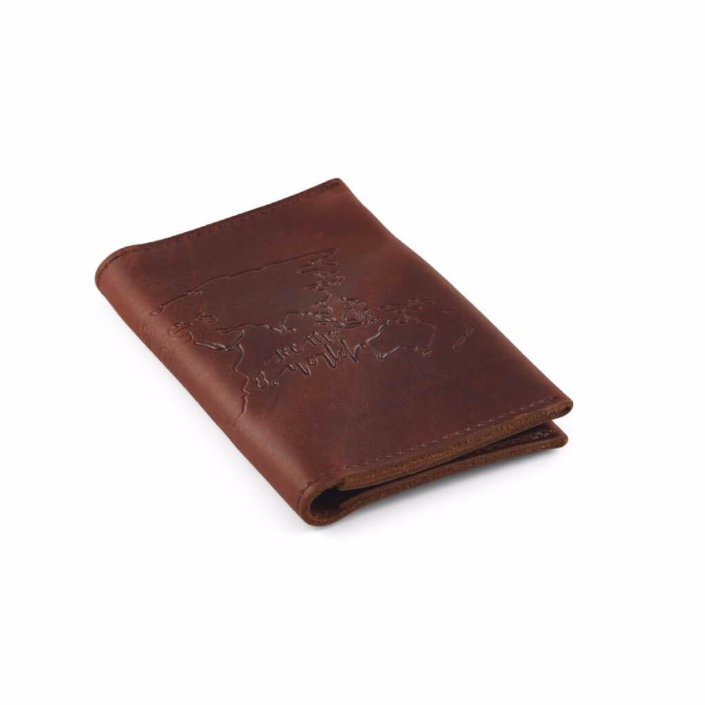 Saddle Premium Cow Hide Travel Wallet