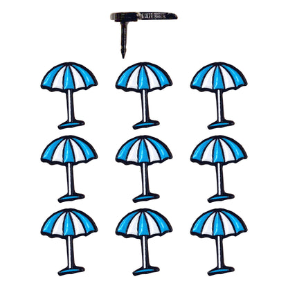 Beach Umbrella Push Pins - set of 10