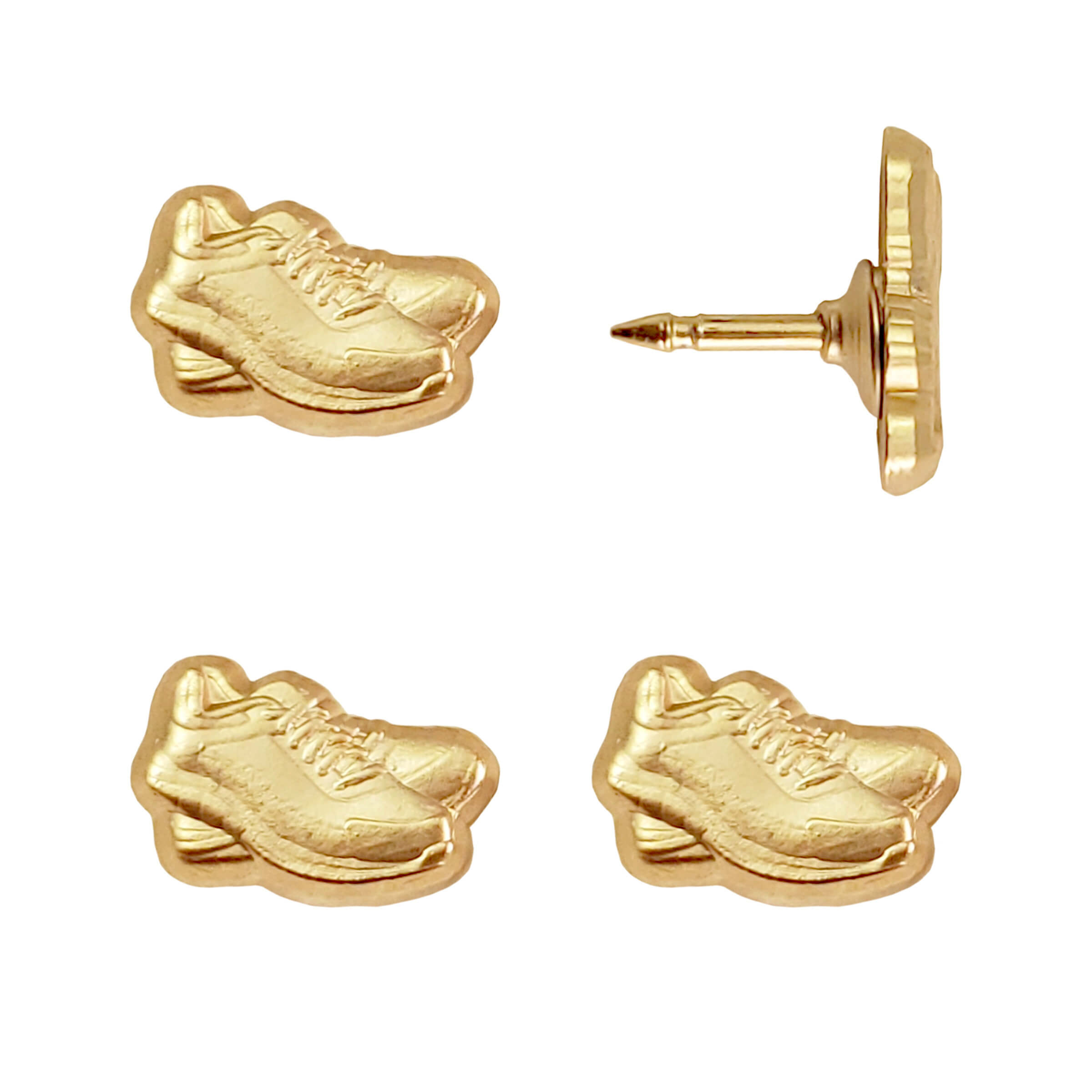 Gold Sneaker Push Pins - Set of 4