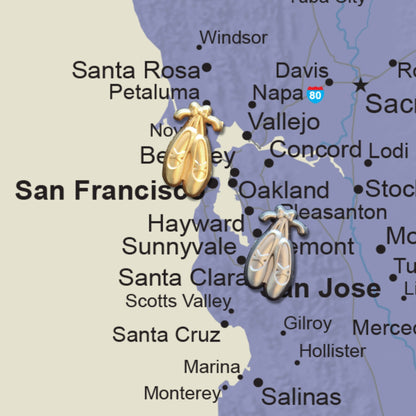 Ballet Slippers Push Pins Main Image