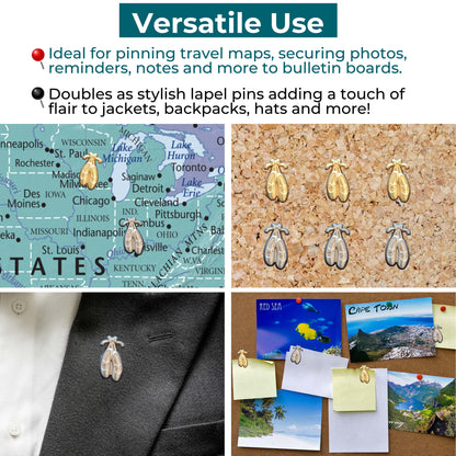 Ballet Slippers Push Pins Versatile Uses