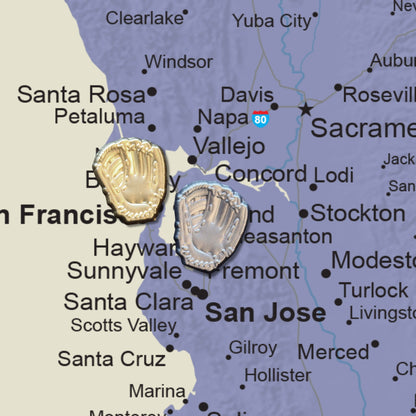Baseball Glove Pins Main Image