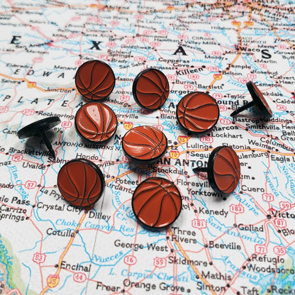 Basketball Novelty Pins - Sports Push Pins - Baseball Tacks