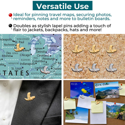 Bird Push Pins Uses