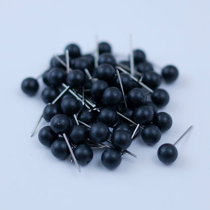 Round Map Pins - Multiple Colors - Pack of 50