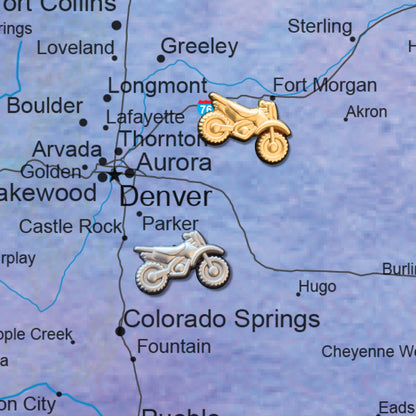 Dirt Bike Push Pins Main image