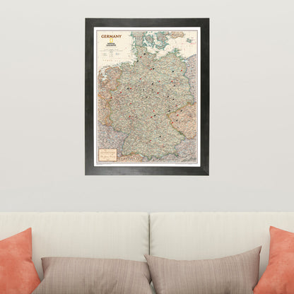 Canvas Executive Germany - Rustic Black Frame