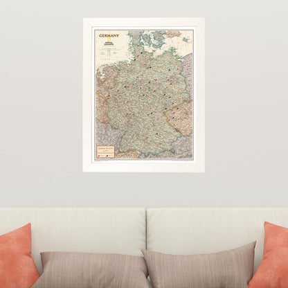 Canvas Executive Germany - Textured White Frame