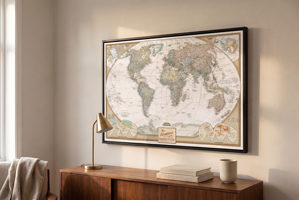 Official National Geographic Push Pin Travel Maps