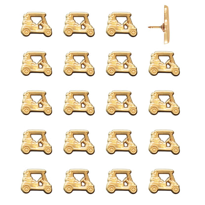 Golf Cart Push Pins Gold Pack of 20