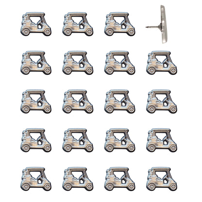 Golf Cart Push Pins Silver Pack of 20