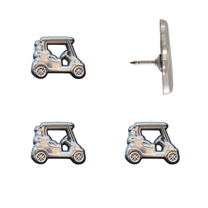 Golf Cart Push Pins Silver Pack of 4