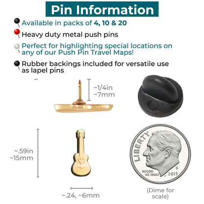 Guitar Push Pins Information