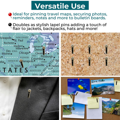 Microphone Push Pins Versatile Uses