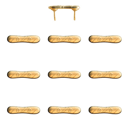 Snowboard Push Pins Gold Pack of 10