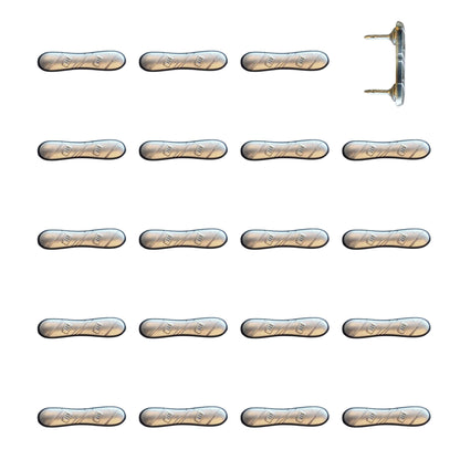 Snowboard Push Pins Silver Pack of 20
