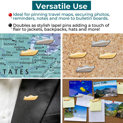 Speed Boat Pins Uses