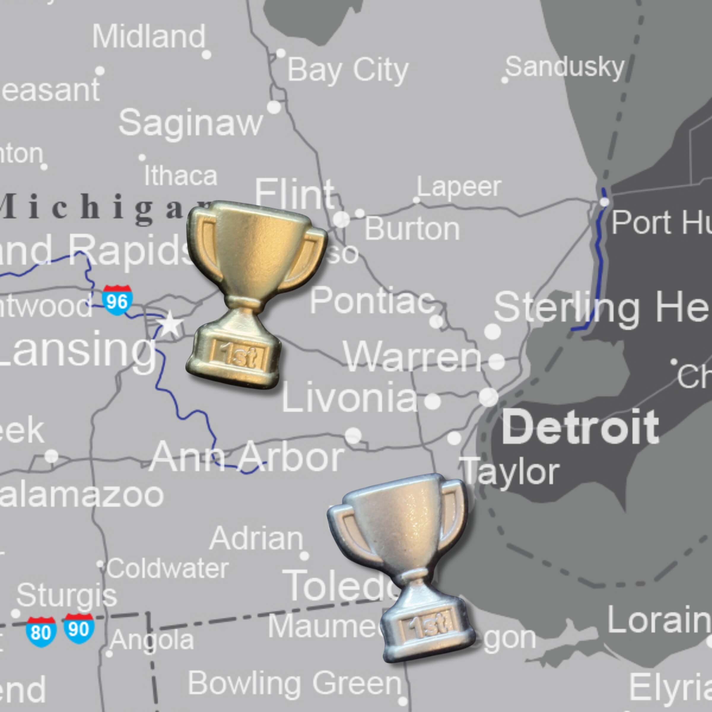 Trophy Push Pins Main Image