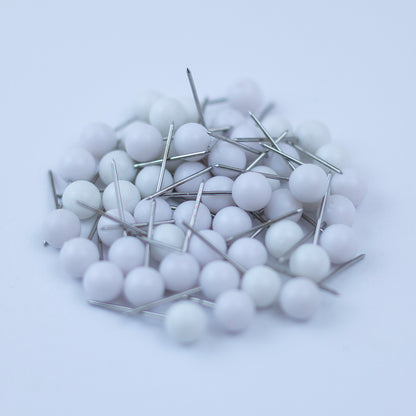 Round Map Pins - Multiple Colors - Pack of 50