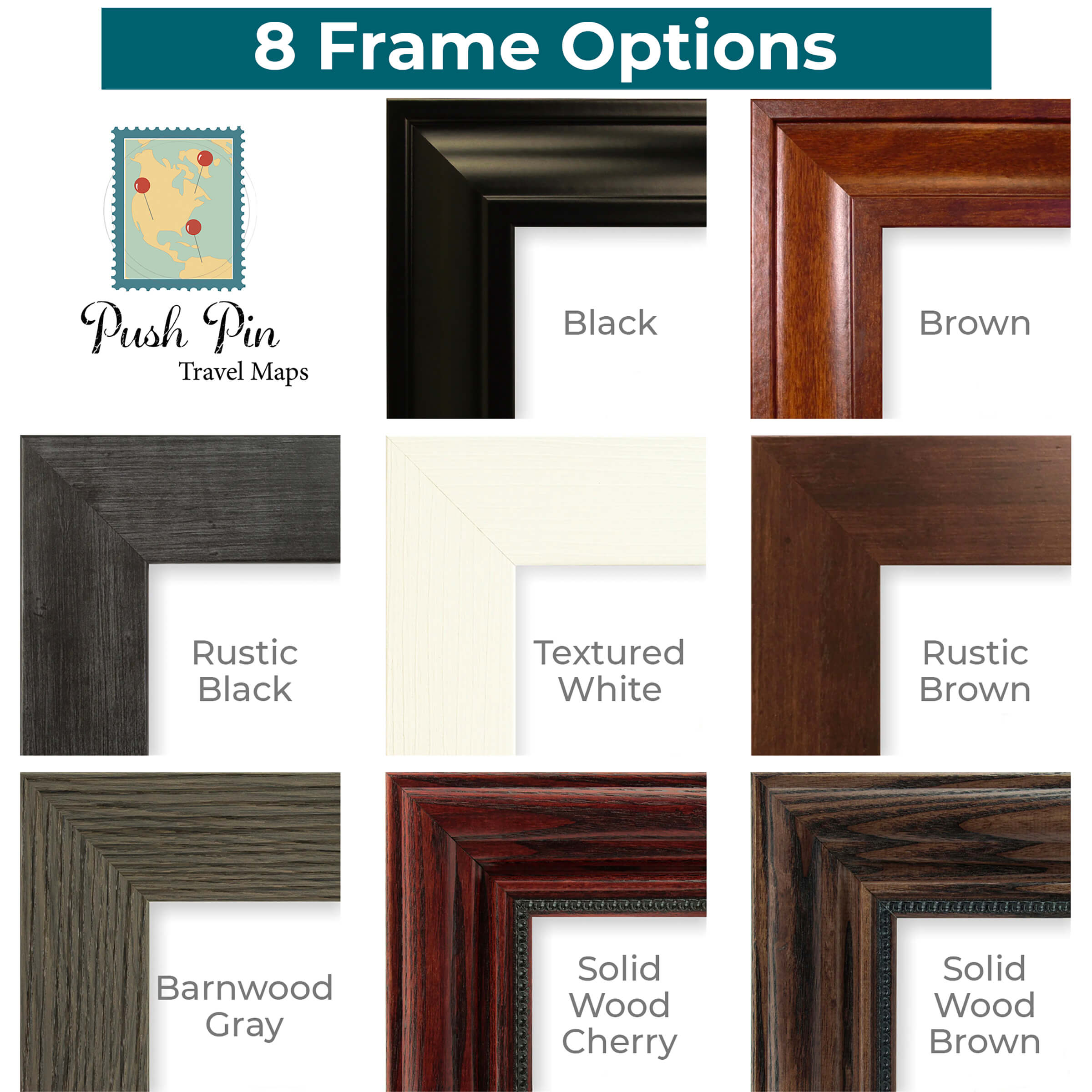 8 frame options