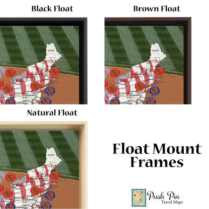 Optional Float Frame Colors for 24x36 size only*