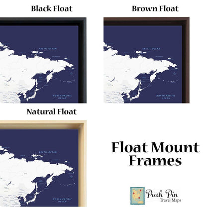 Optional Float Frame Colors for 24x36 size only*