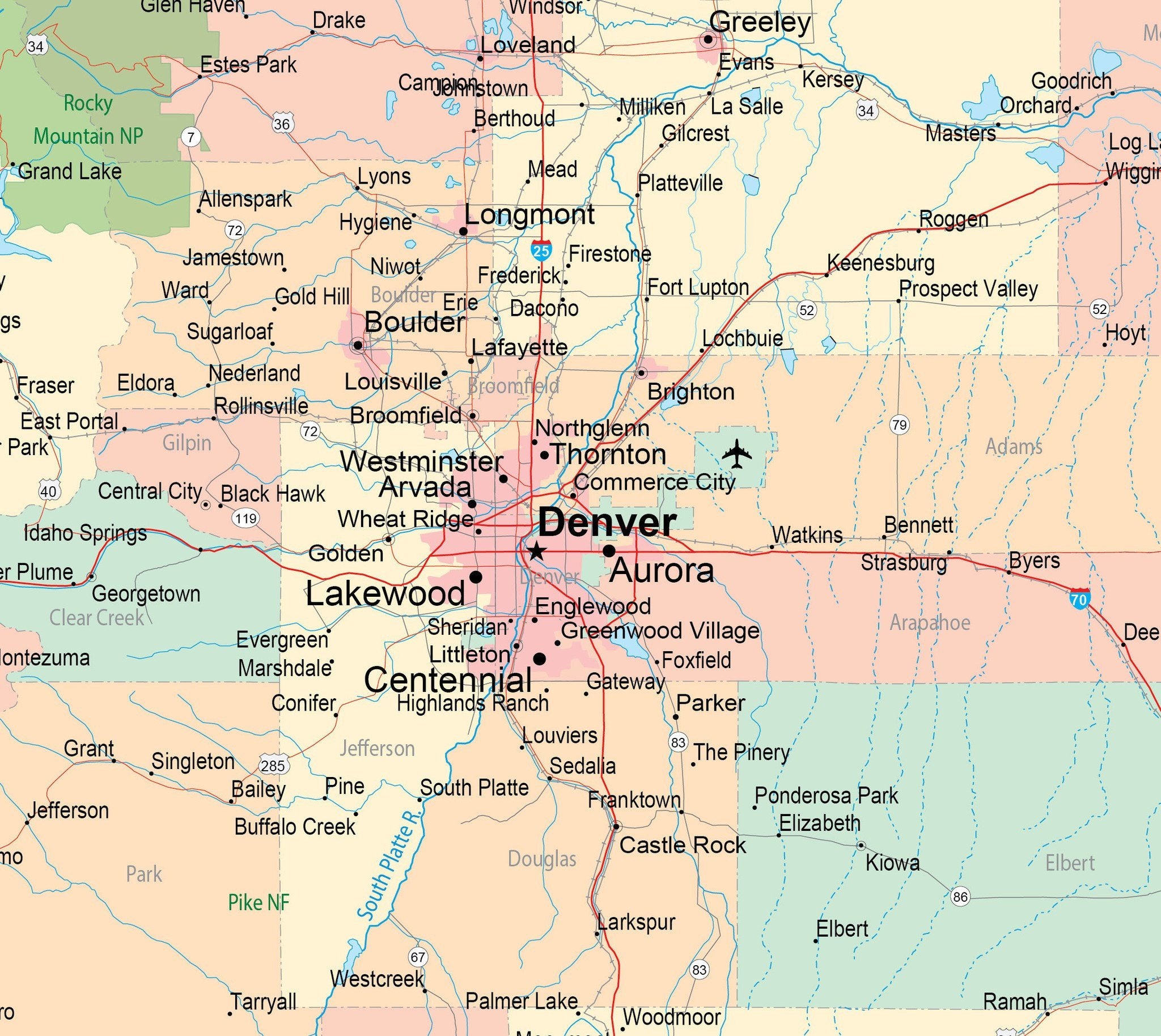 Map Close Up