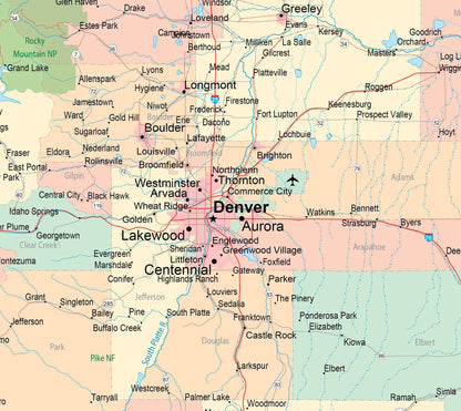 Map Close Up