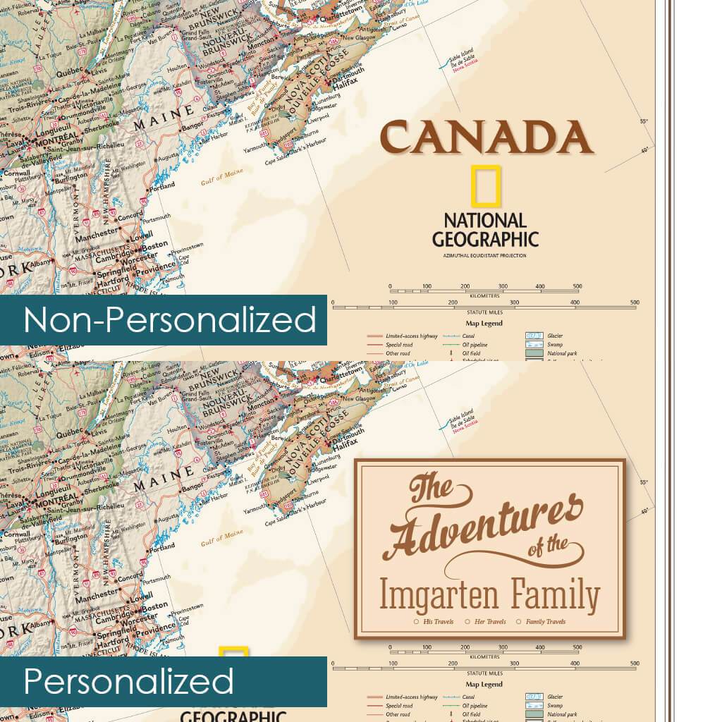 Comparison of Personalized and Non-personalized area