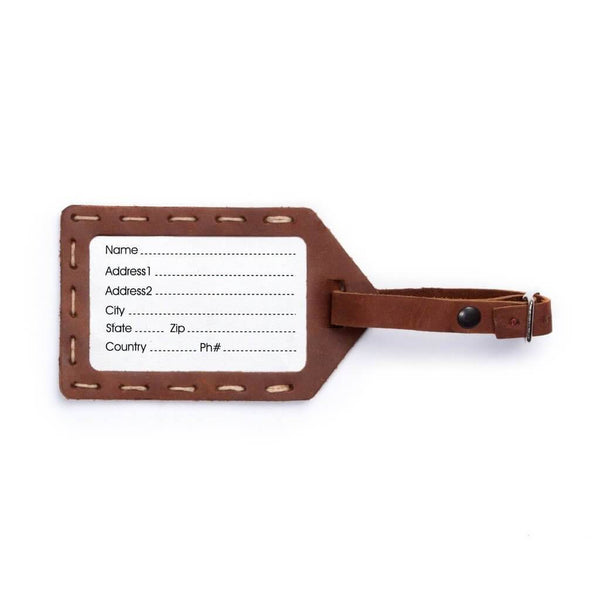 Primary Recycled Leather Luggage Tag – MoMA Design Store